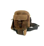 Berba Barbarossa Leren compacte heren crossbody-tas coffee