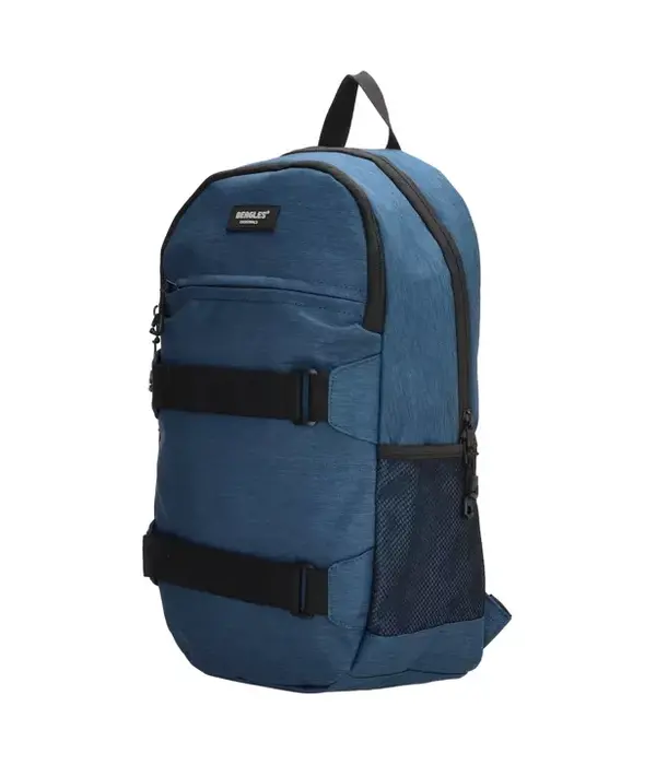 BEAGLES originals urban skate backpack rugzak 17,3 inch blauw