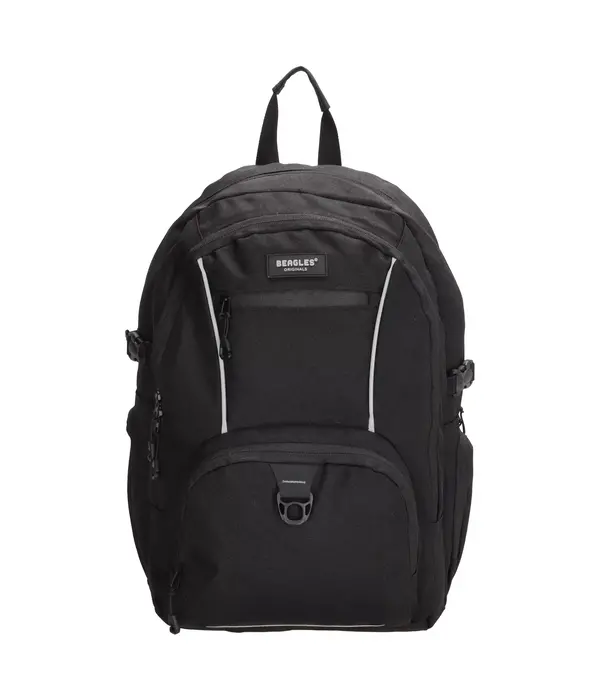 BEAGLES originals urban backpack rugzak 17,3 inch zwart