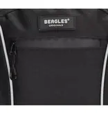 BEAGLES originals urban backpack rugzak 17,3 inch zwart