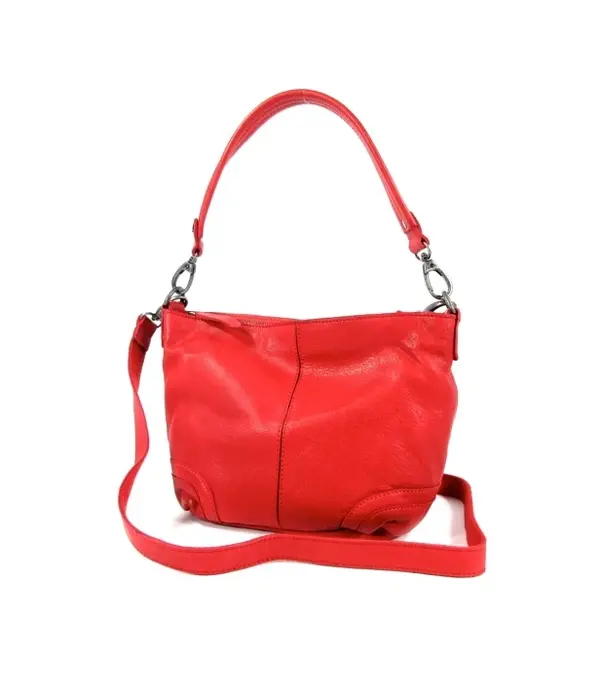 Chesterfield LUCY trendy hobo damestas schoudertas rood