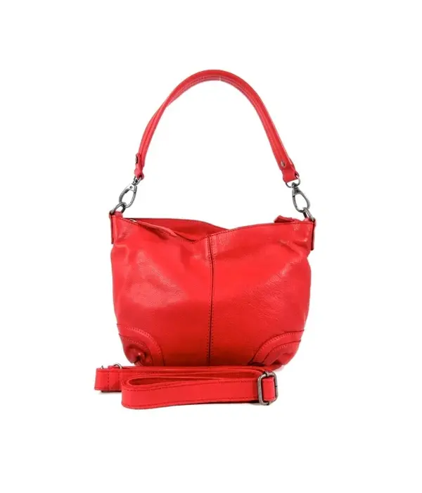 Chesterfield LUCY trendy hobo damestas schoudertas rood