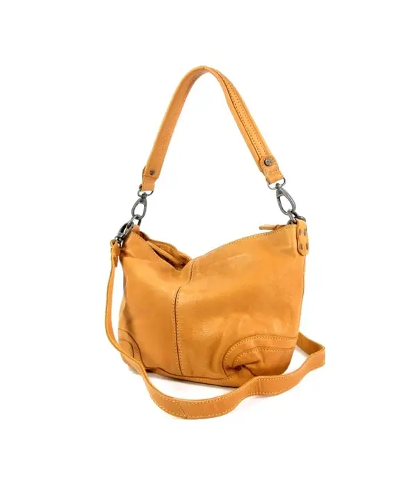 Chesterfield LUCY trendy hobo damestas schoudertas geel