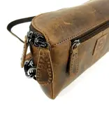 LEATHER DESIGN Hunter leren heuptas met afneembare heupband bruin