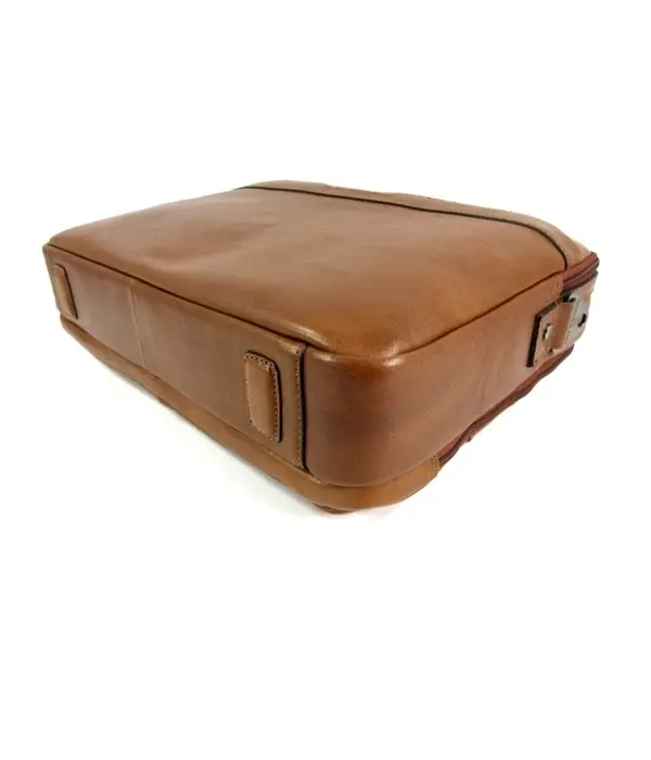 Chesterfield ARIZONA soft class. leren heren laptoptas cognac