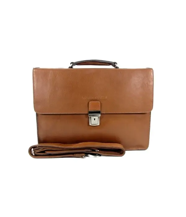 Chesterfield OXFORD soft class leren laptoptas cognac