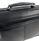 Chesterfield OXFORD soft class leren laptoptas zwart