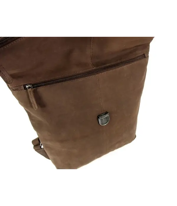 Daniel Ray WESTMINSTER leren rugzak backpak M D Bruin