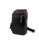 Chesterfield RIGA Leren Crossbody Tas bruin