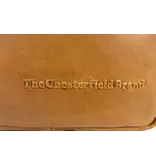 Chesterfield ROTTERDAM trendy Leren crossbody tas cognac