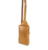 Chesterfield ROTTERDAM trendy Leren crossbody tas cognac