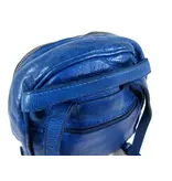 Micmacbags ARTISAN leren rugzak cobalt