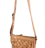 Micmacbags ARTISAN leren dames schoudertas sand