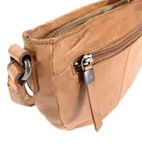 Micmacbags ARTISAN leren dames schoudertas sand