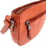 Micmacbags ARTISAN leren dames schoudertas bruin