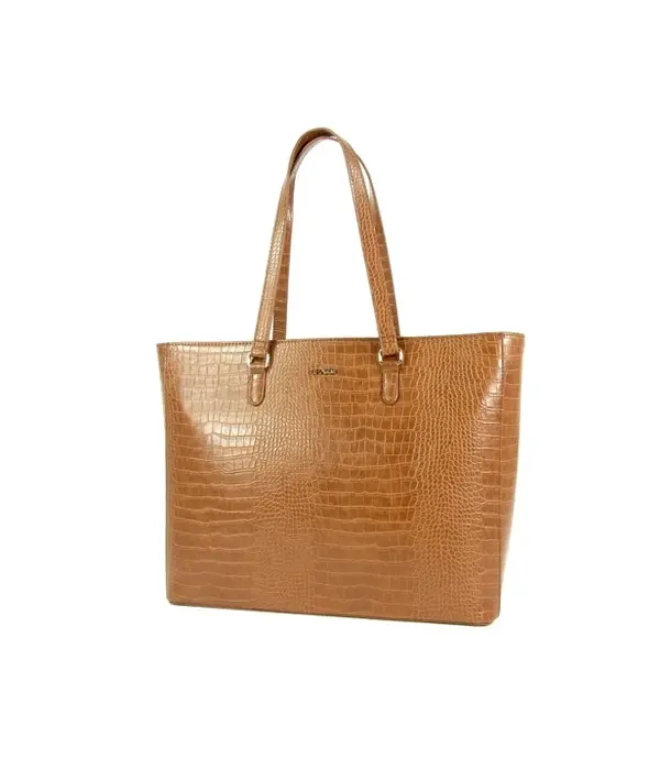 CHARM london midwood shopper werktas 15,6 inch cognac