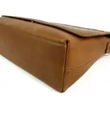 Chesterfield TOLEDO Laptop schoudertas wax pull up cognac