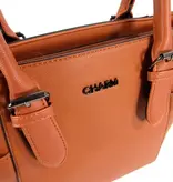 CHARM london oxford dames shopper PU cognac