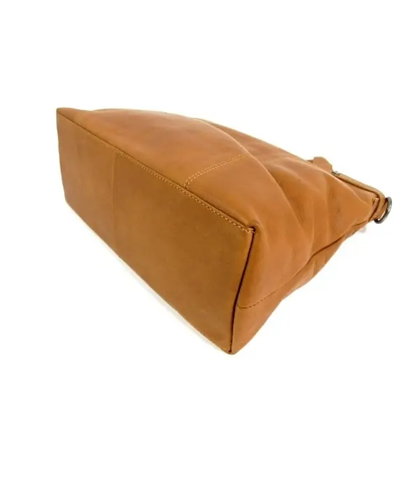 Chesterfield HELSINKI leren dames schoudertas cognac