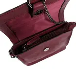 Micmacbags MENDOZA kleptasje dames schoudertas burgundy