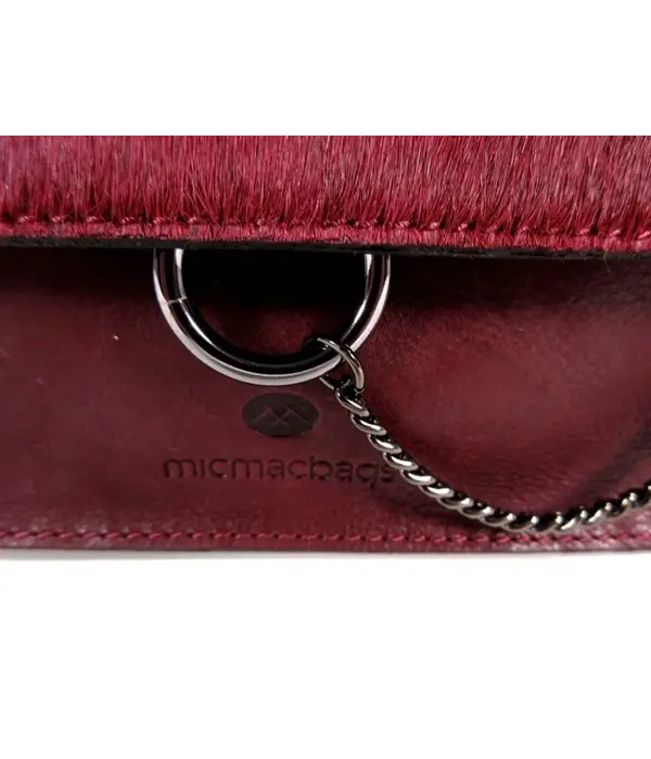 Micmacbags MENDOZA kleptasje dames schoudertas burgundy