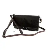 Micmacbags MENDOZA dames portemonnee telefoontasje donker bruin