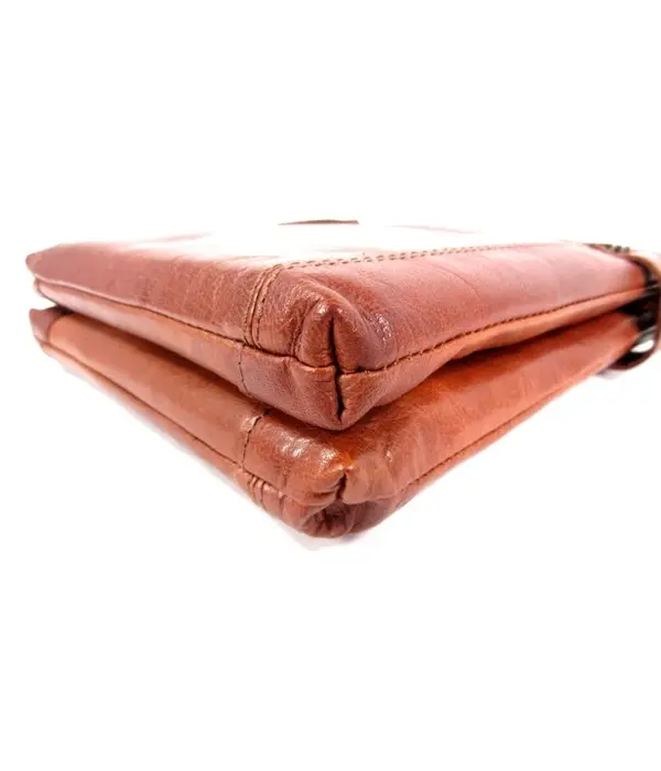 Chesterfield 2 vaks schoudertas damestas LAOS cognac