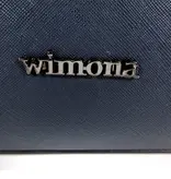 Wimona PU damestas handtas laptoptas SIENNA donker blauw