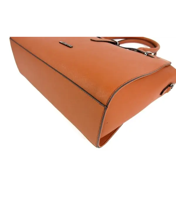 Wimona PU damestas handtas laptoptas SIENNA cognac