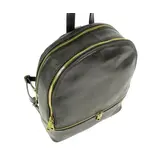 My Bag Chique Italiaans leren dames rugzak zwart