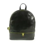 My Bag Chique Italiaans leren dames rugzak zwart