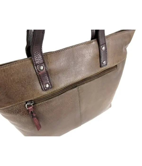 Micmacbags HIGHLAND PARK dames tas shopper olive