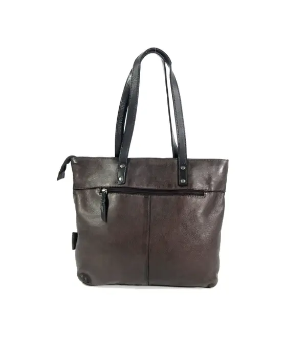 Micmacbags HIGHLAND PARK dames tas shopper bruin