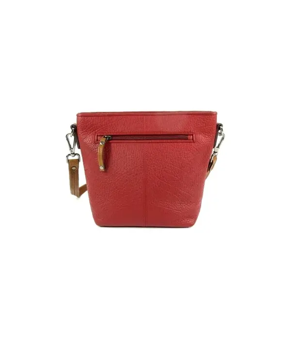 Berba Handtas schoudertas CHAMONIX  mini rood