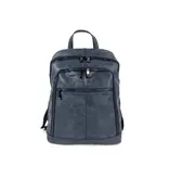 Wimona Marina ruime rugzak schooltas backpack D. Blauw