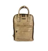 Wimona PU trendy rugzak backpack AMALIA taupe