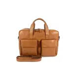 Chesterfield 1 vaks 15,6 inch laptop business herentas ETHAN Soft Class cognac