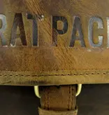 THE RAT PACK  ROCK  2 vaks heren werktas laptoptas 17 inch bruin