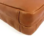 Chesterfield 2 vaks laptoptas aktetas FLORIS wax pull up cognac