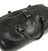 Chesterfield reistas weekendtas William Wax Pull up leer Zwart