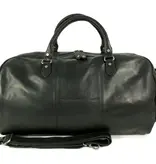 Chesterfield reistas weekendtas William Wax Pull up leer Zwart