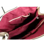 Wimona PU damestas handtas laptop tas SOFIA croco taupe