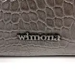 Wimona PU damestas handtas LIONA croco Grijs