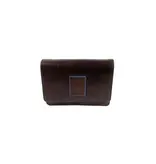GAZ Ruime dames portemonnee met klep RFID Bruin