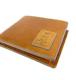 GAZ Leren heren Bilfold RFID blocking portemonnee cognac