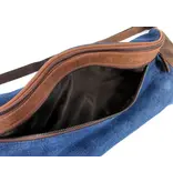 LEATHER DESIGN Bodybag XL Hunter Jeans Bruin blauw