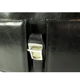 My Bag 2 vaks aktetas documententas schoudertas zwart