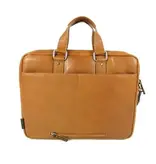 ORANGE FIRE 15,6 inch Laptoptas handtas schoudertas Cognac