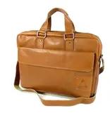 ORANGE FIRE 15,6 inch Laptoptas handtas schoudertas Cognac