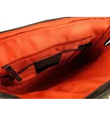 ORANGE FIRE 15,6 inch Laptoptas handtas schoudertas Bruin